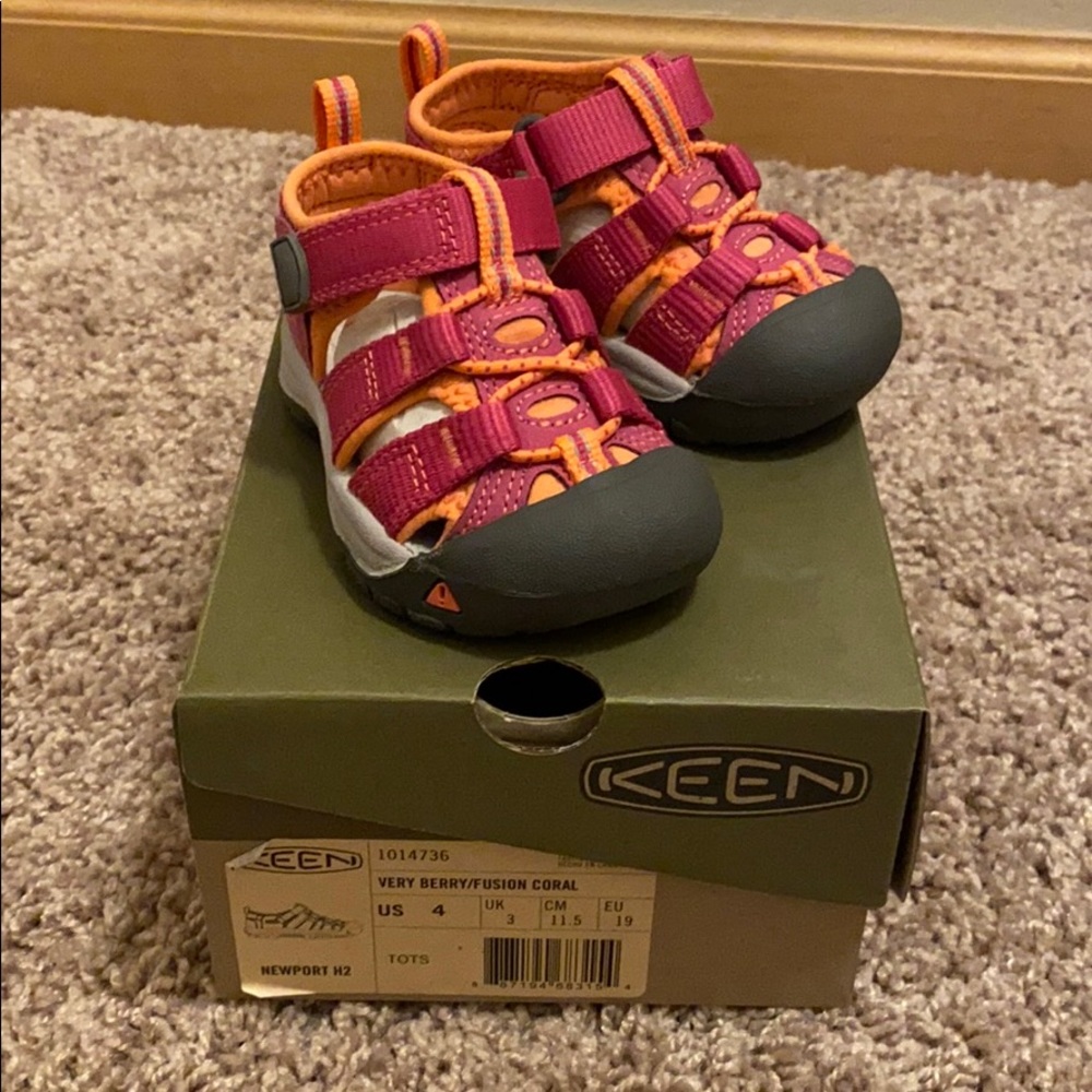 Baby Keens - PINK&ORANGE